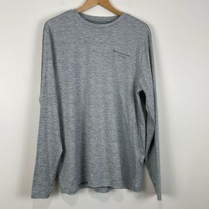 Vineyard Vines Men’s Performance Shirt Medium Gray Long Sleeve Key Largo